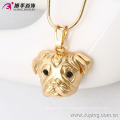 32523 Xuping trendy animal dog head brass pendant fashionable gold imitation jewelry wholesale